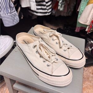Converse Chuck 70 Women's Low Top Mules Egret, US: 8.5